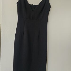 Aqua Black Strapless Dress